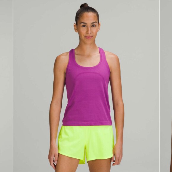 lululemon athletica Tops - Swiftly Tech Racerback Tank 2.0 Race Length, Vivid Plum, Size 6, Rare!
